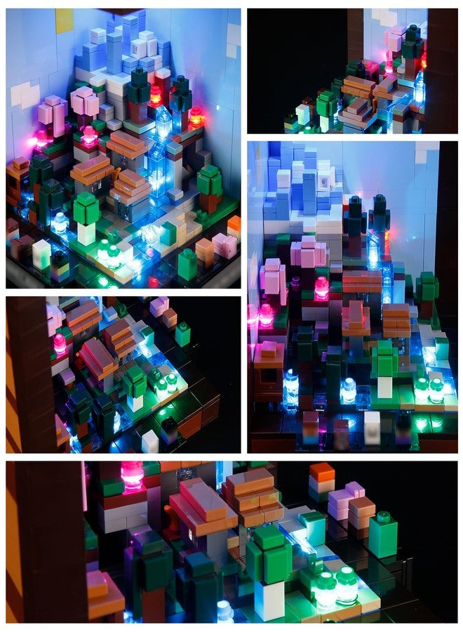 YEABRICKS LED Light for 21265 The Crafting Table Building Blocks Model (Building Set NOT Included) - Image 4